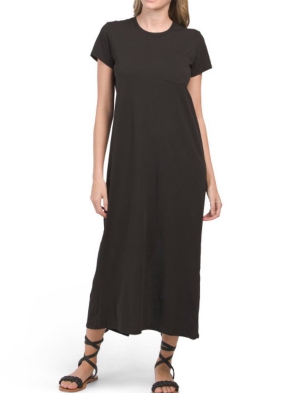 ATM Anthony Thomas Melillo Slub T-Shirt Maxi Dress Size Small